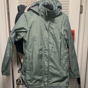 The North Face Green Hooded Jacket